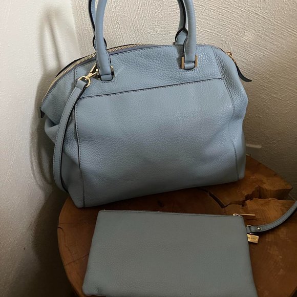 Michael Kors Pebbled leather handbag and wristlet set - Picture 2 of 2